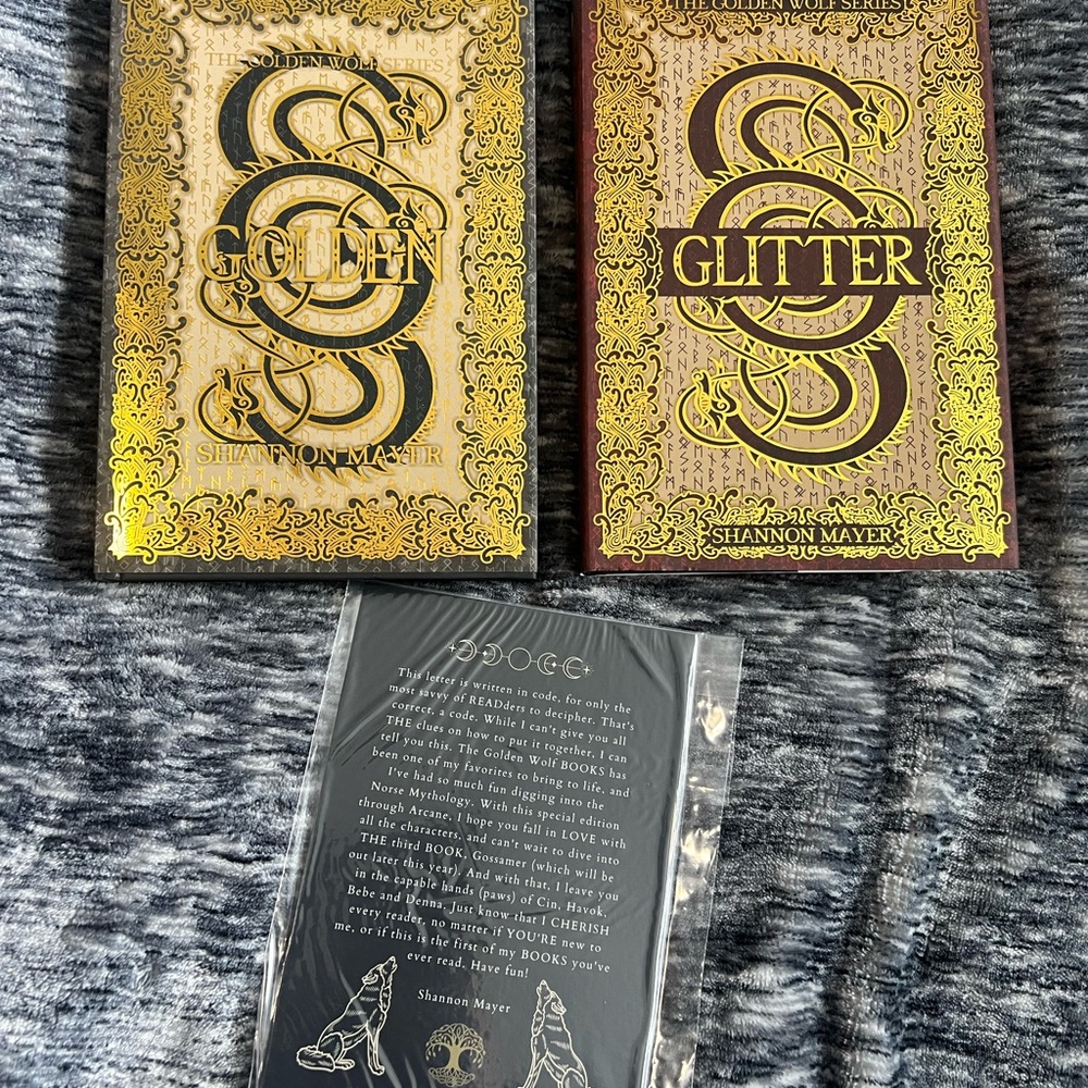 Golden and Glitter Book Set by Shannon Mayer